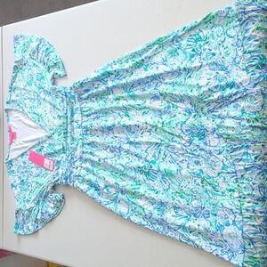 Lilly Pulitzer Juliet Ruffle Midi Dress